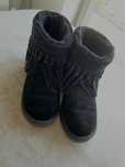 Czarne buty zamszowe Si rozkiar 36
