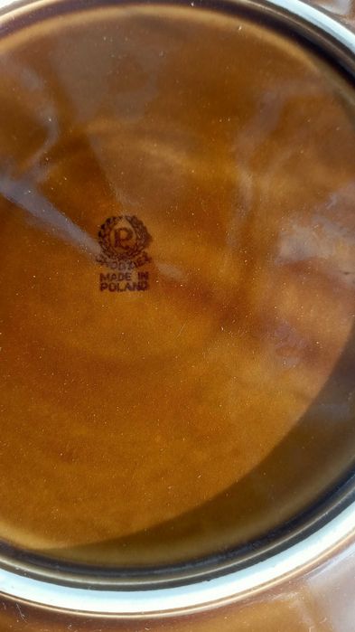 Patera z uchwytami fason IRA Józef Wrzesień Chodzież porcelit