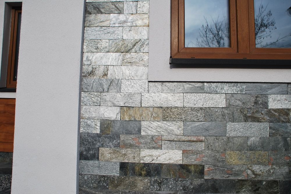 Kamień DEKORACYJNY Elewacyjny ŁUPEK Naturalny Kamień na ścianę OZDOBNY