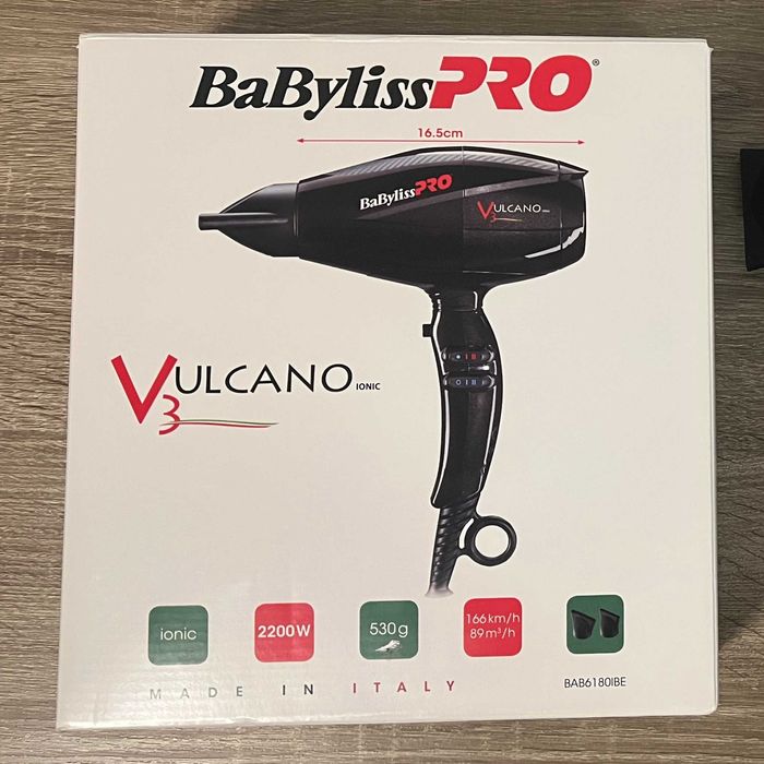 Фен Babyliss Vulcano 3 (BAB6180IBE)