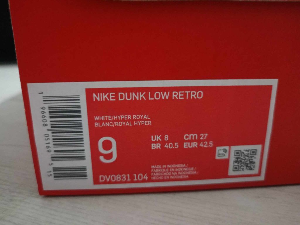 Buty Nike dunk retro