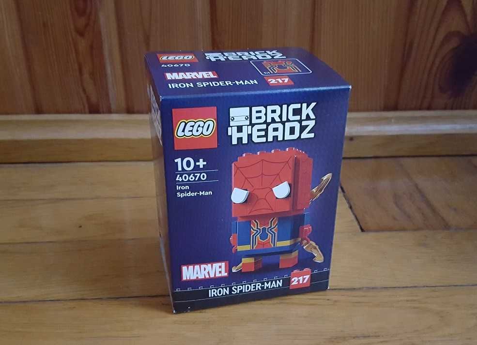 LEGO 40670 BrickHeadz - Iron Spider-Man Człowiek Pająk NOWY Wrocław