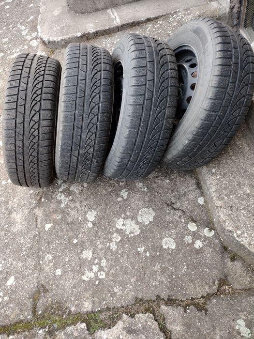 Komplet kuł z oponami