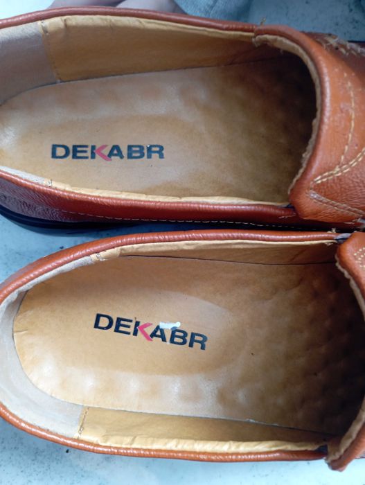 Mokasyny męskie skórzane