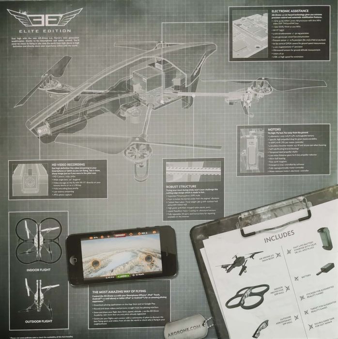 Parrot AR.Drone 2.0 Elite Edition Drone64584215394563122