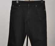 WRANGLER Regular Stretch Black Spodnie Męskie Jeans W34 L34 Super Stan