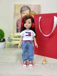Кукла Mali Paola Reina в стильном аутфите с наушниками, 32 см 14766