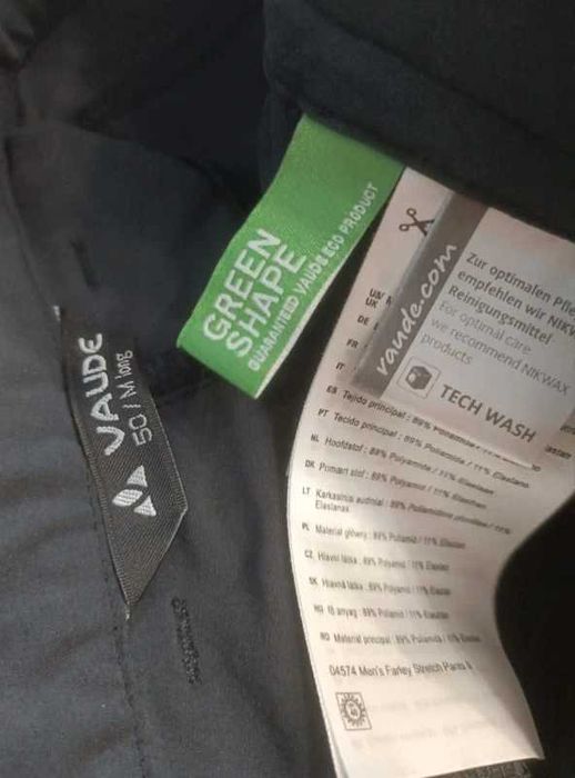 Vaude spoddnie techniczne elastyczne trekkingowe górskie ML