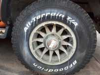 TOYOTA 4RUNNER 90-92 N120 N130 KOŁA FELGI OPONY 31&quot; 15&quot;