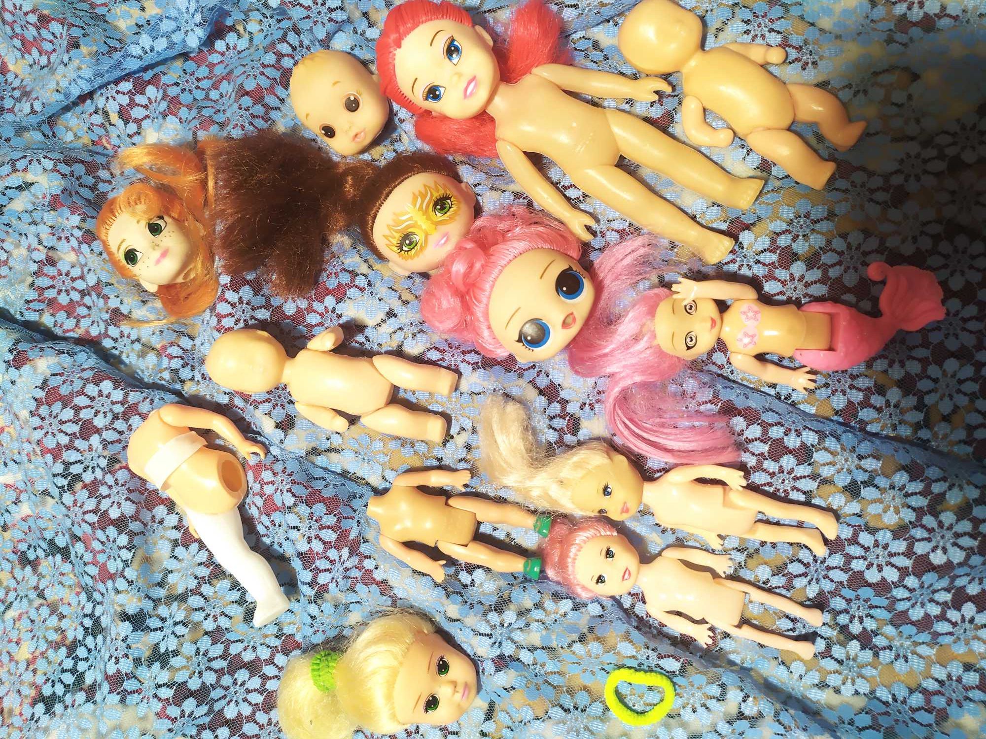 Лот куклы под реставрацию или на запчасти .