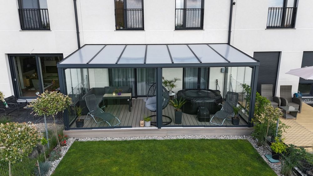 Zadaszenia Tarasów Aluminiowe/Drewniane/Tarasy/Patio/Domki Narzędziowe