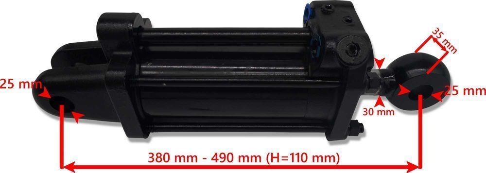Mocny Siłownik Hydrauliczny T-25 T-16 T-30 C75x110 [2969]
