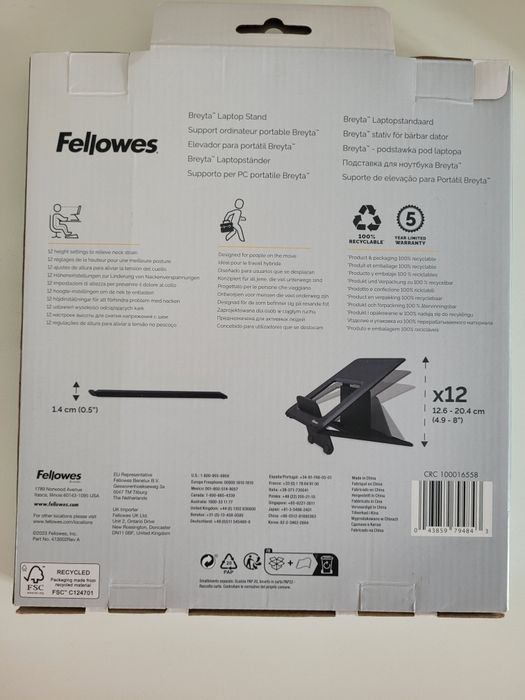 Podstawka pod laptopa Fellowes Breyta – nowa