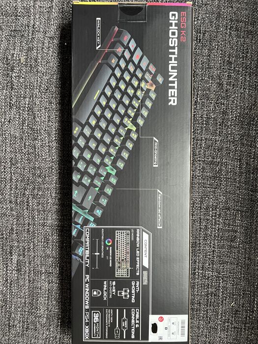 Teclado gaming EVS retroiluminado