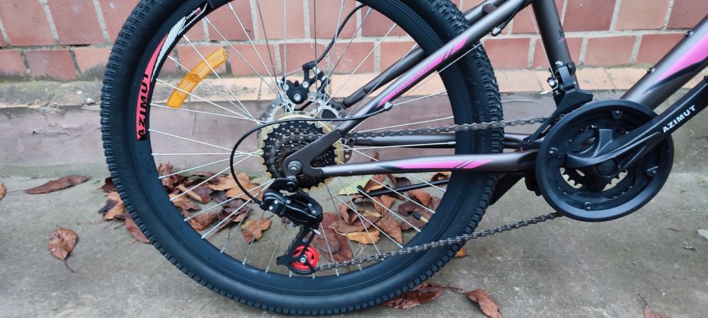 Велосипед підлітковий гірський 24" Azimut Extreme 24 D