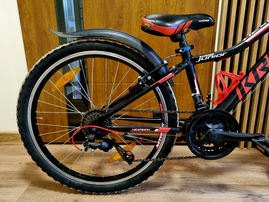 Kross Hexagon Rower dziecięcy Koła 24 cale Przerzutki Shimano