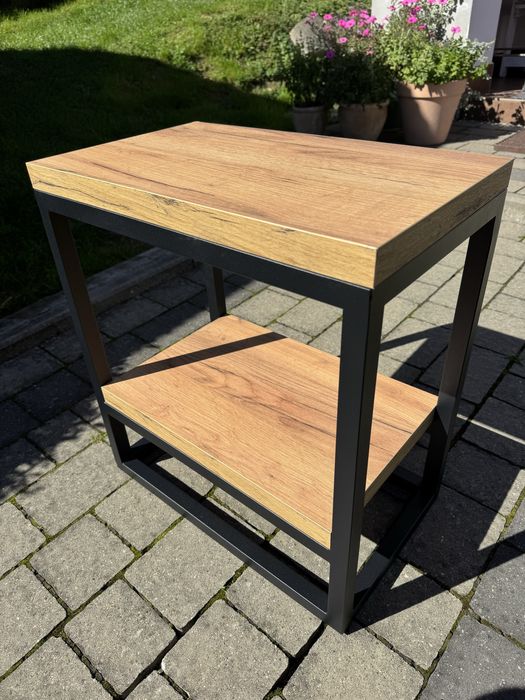 Szafka nocna w stylu industrialnym