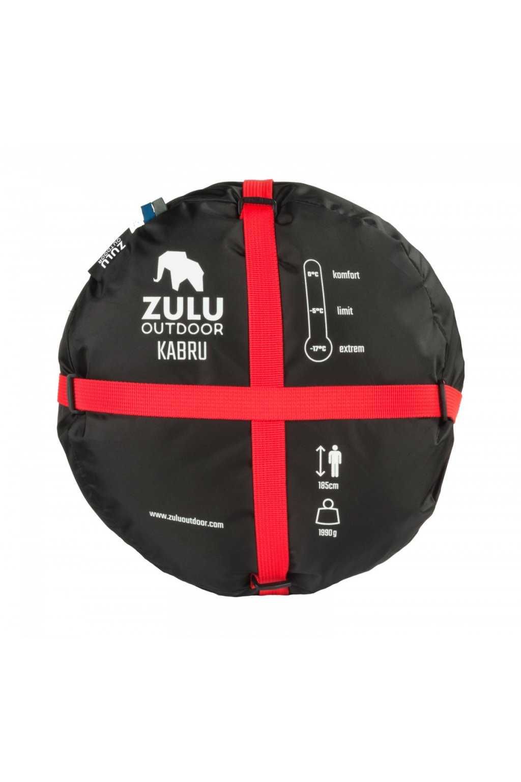 Спальний мішок Чеського бренда Zulu Kabru 185 до -17°C