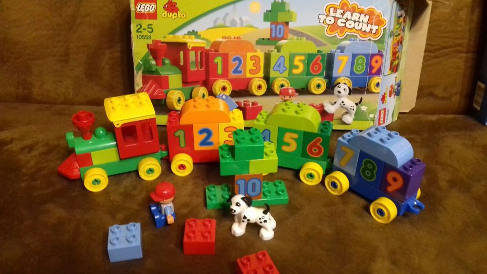 Pociąg Lego duplo 10558 od 2 do 5 lat
