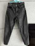 Jeansy Bershka Olivia Mom Fit czarne rozmiar 34