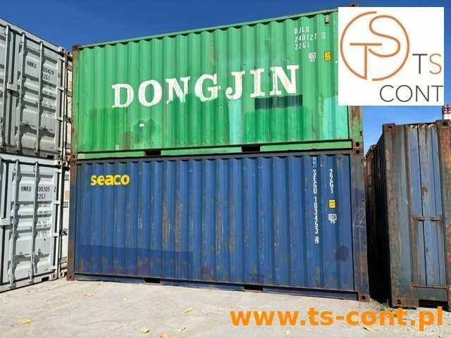 Kontener morski magazynowy budowlany 20 DV używany – TS-CONT