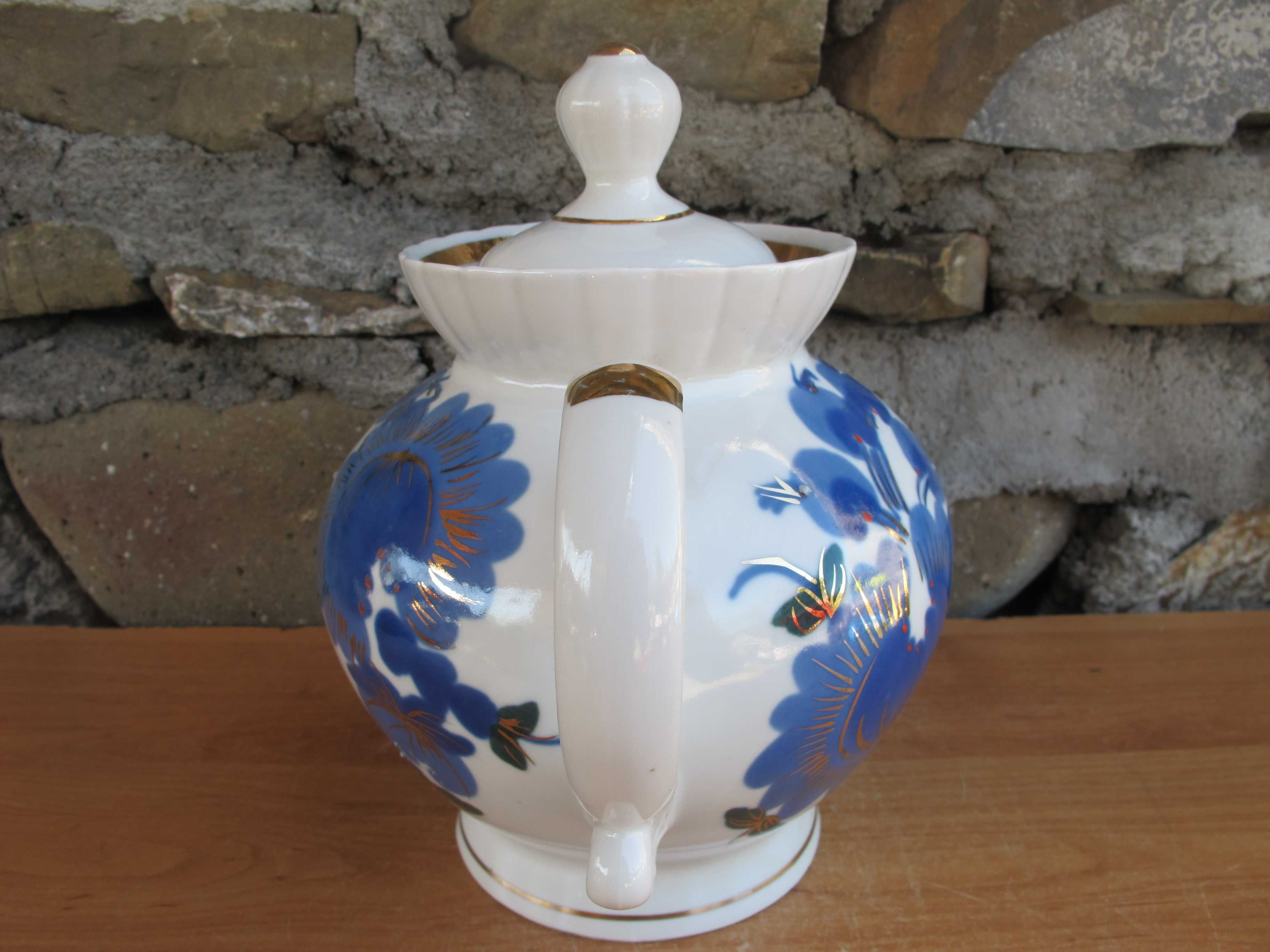 DUŻY Porcelanowy Dzbanek Kawa/Herbata_poj. 2 l