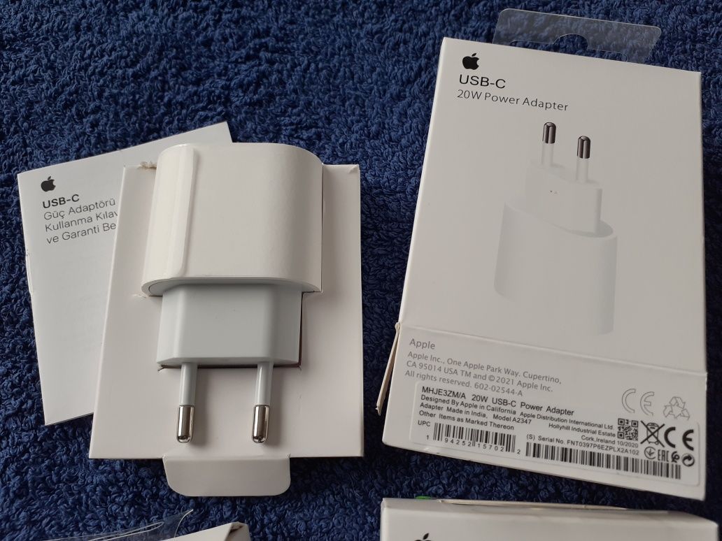 USB-C 20W Power Adapter Zasilacz do IPhone NOWY.