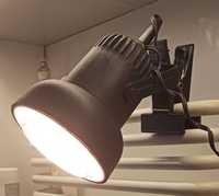 lampka na klips przenośna regulowana reflektor żarówka w zestawie