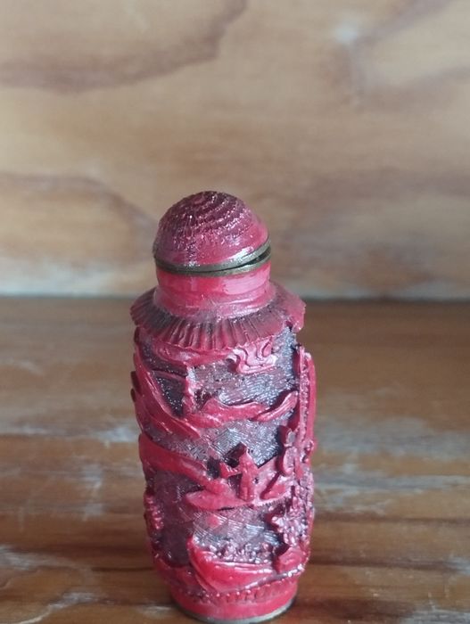 Frasco de Perfume Vintage - Esculpido à Mão - Taiwan