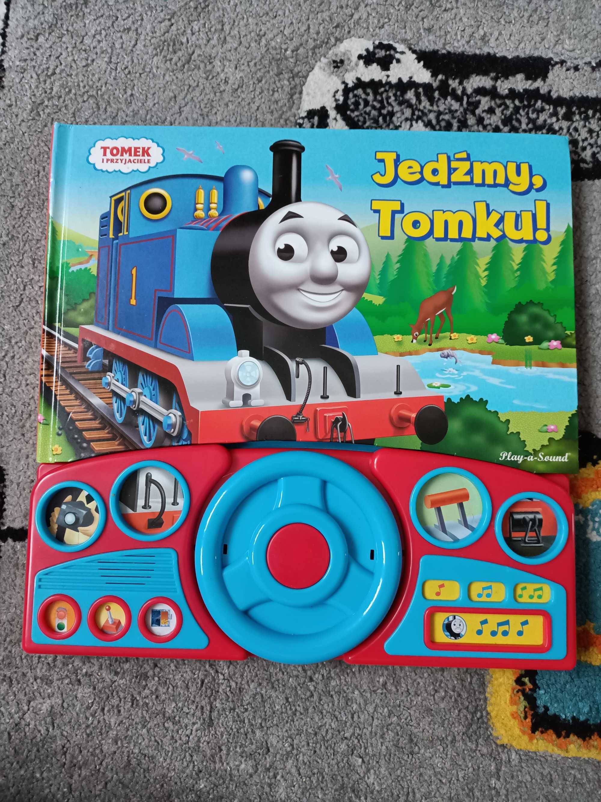 Książka Tomek i przyjaciele z dźwiękiem i kierownicą