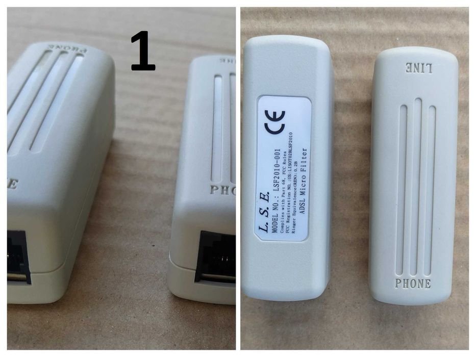 Microfiltros ADSL-Telefone-Novos
