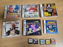 Zestaw 11 gier na Nintendo ds mario sonic atari