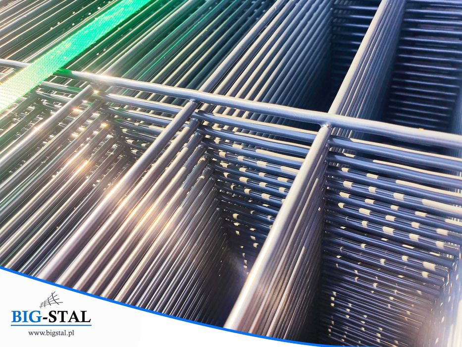 Panele ogrodzeniowe 1,23 h , 5 mm ocynk+kolor  PRODUCENT