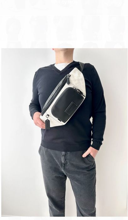 COACH Track belt bag чоловіча сумочка бананка оригінал мужская сумка