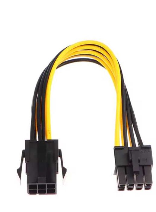Adaptador gráfica GPU 6pin F para 8pin M novo