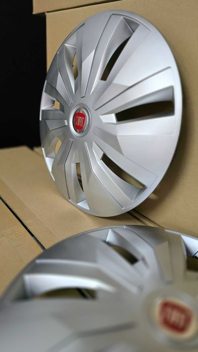 Pack 4 Tampões Auto-caravana / Carrinha Fiat 15" - Novos