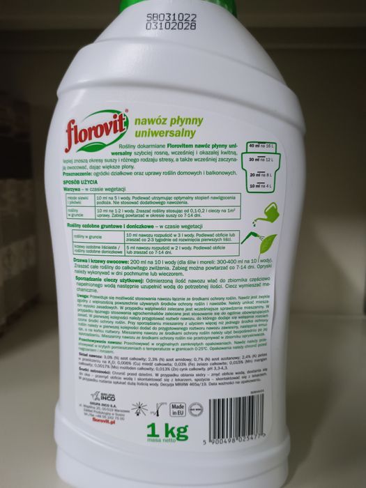 Nawóz uniwersalny Florovit