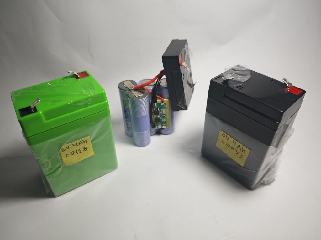 LiFePO4 аккумулятор 6,4V 6Ah с BMS в заводском корпусе 6В 4Ач