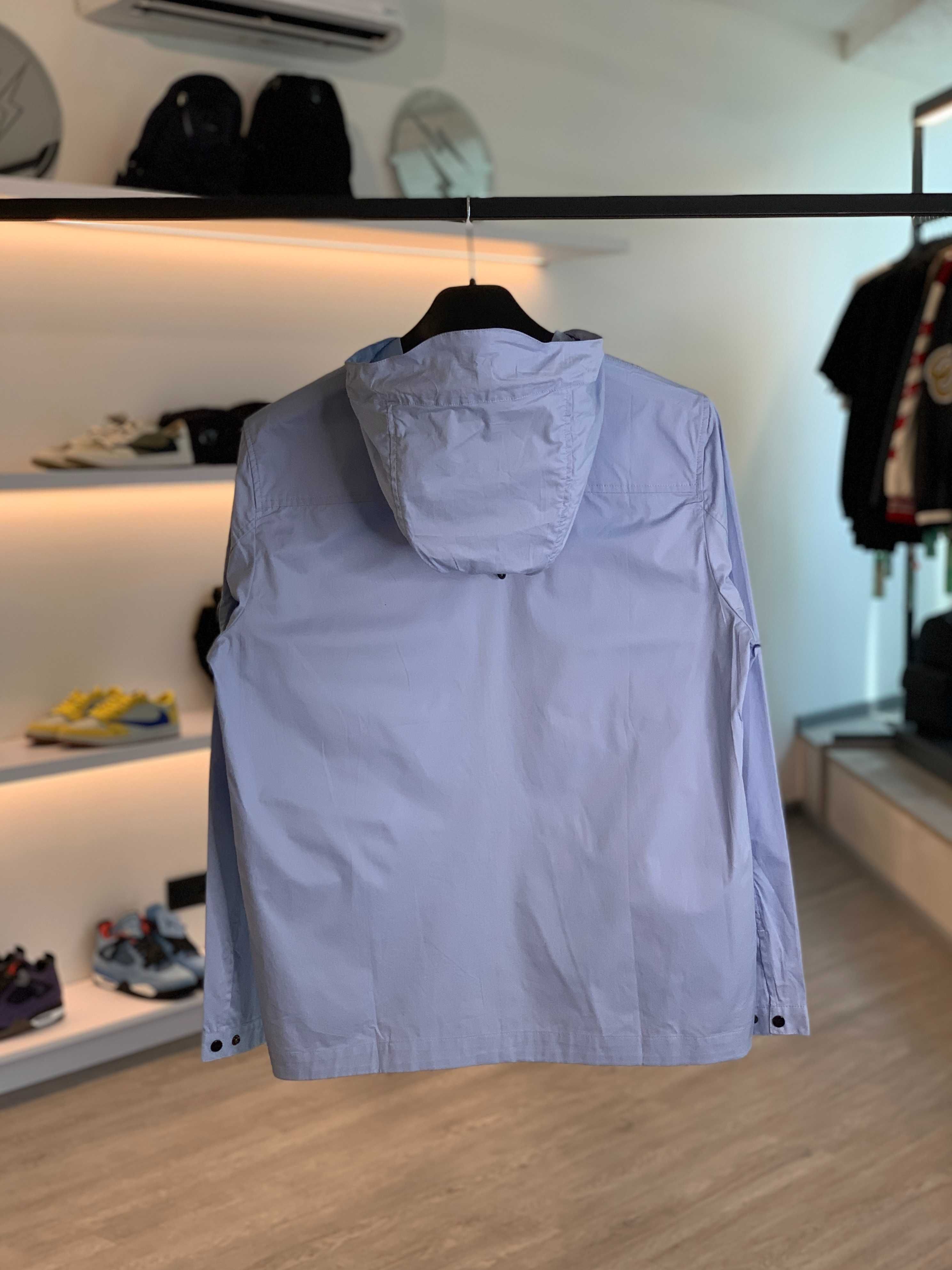 Куртка C.P. Company Garment Dye Hooded Overshirt Sky Blue