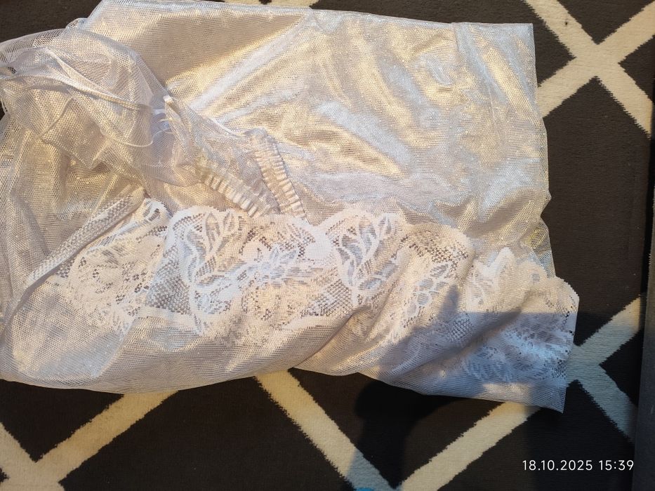 Firanka piękna biała