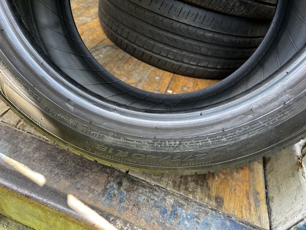 Dwie opony Michelin Primacy 3 275/40/18 RSC 2019r.