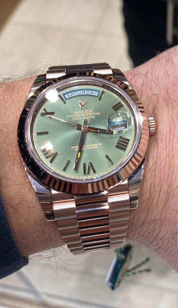 Rolex Day Date 2021r Rozowe zloto