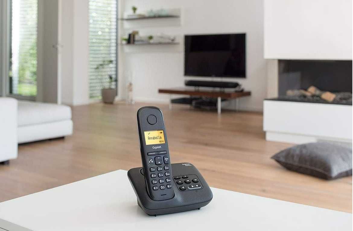 Telefon stacjonarny bezprzewodowy menu PL duże przyciski Gigaset A270A