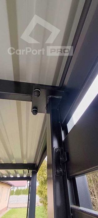 CarPort PREMIUM wiata samochodowa 5x5 dodatkowa zabudowa CP112