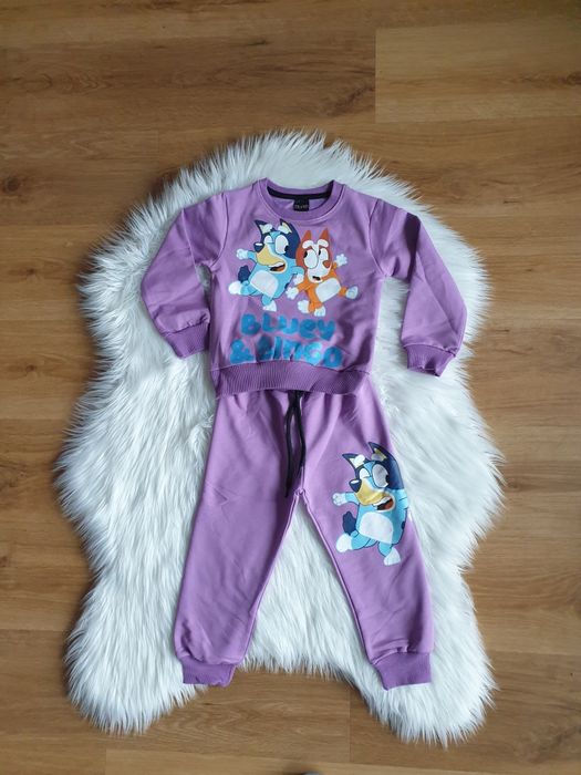 Komplet dresowy dres Bluey Bingo 98/104