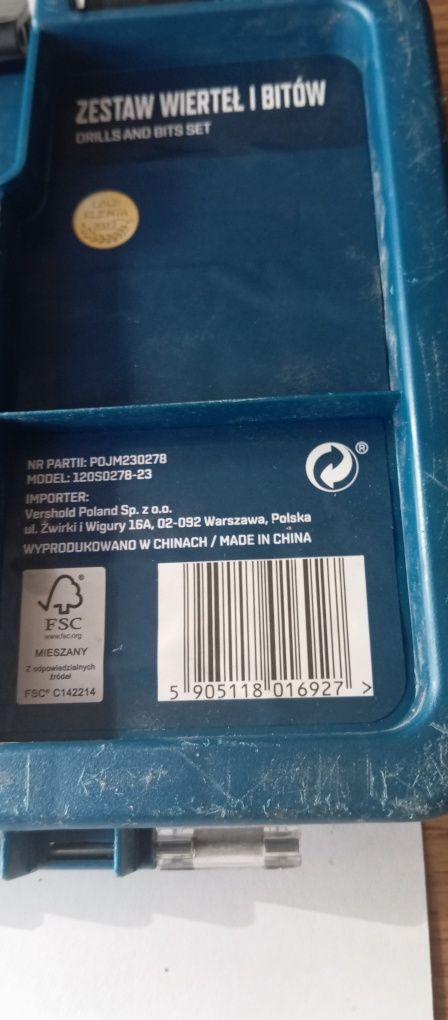 Zestaw bitów i wierteł