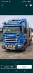 Scania Vabis v580 do drewna lasu