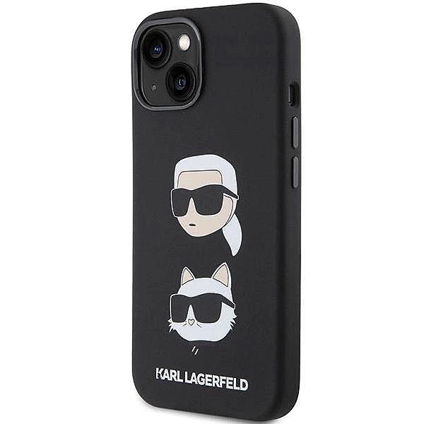 Etui Karl Lagerfeld Silicone Karl&Choupette Head na iPhone 15 Plus / 1
