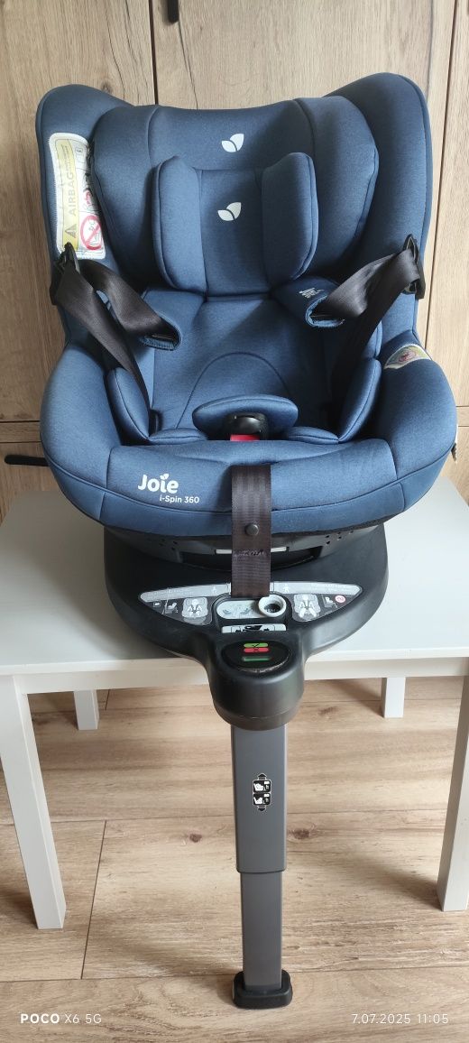 Fotelik joie i-spin 360 Tri-protect deep sea