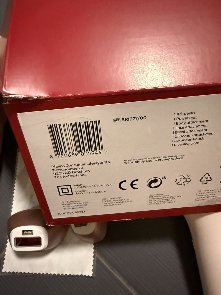 Depilator Philips Lumea 9900 IPL BRI977 nowy